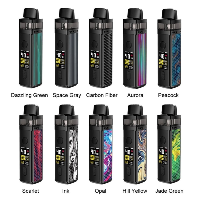 CRC FCC Pod System Zestawy startowe Voopoo Vinci 40w Pnp 0,3ohm 0,8ohm Cewka 1500mah