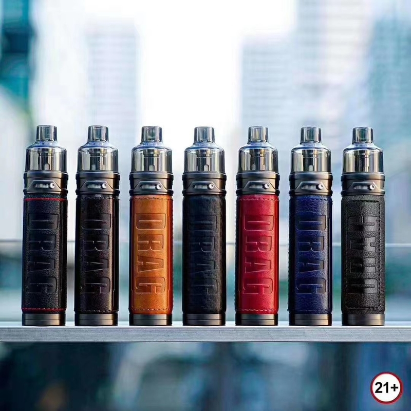 Voopoo Drag X 18650 Mod E zestawy startowe papierosów 4.5 ml Vinci cewka pojedyncza 18650 bateria 80 w