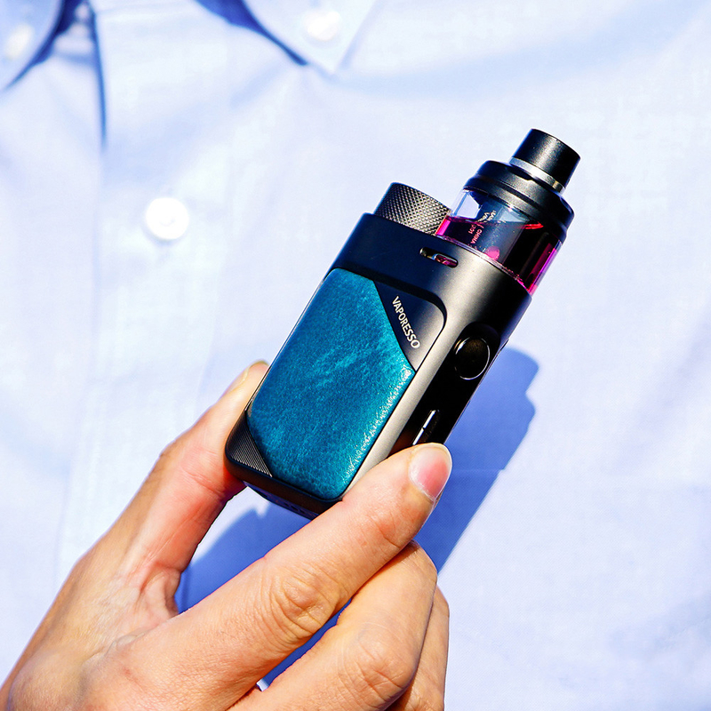 Box Mod E Urządzenia papierosowe Vaporesso Swag Px80 Pod Mod Kit Pojedyncza bateria 18650 Gtx 0.2 0.3 Cewka