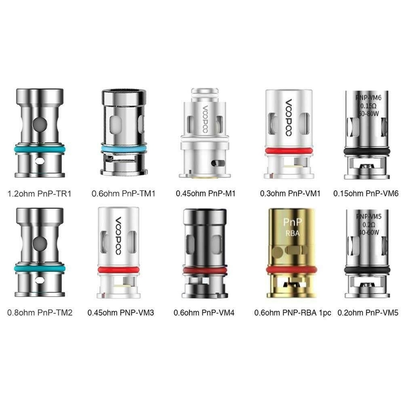 Voopoo Vinci Vape Wymiana cewki Pnp Vinci Drag Pod Mod Mesh Coil 5 sztuk w każdym opakowaniu