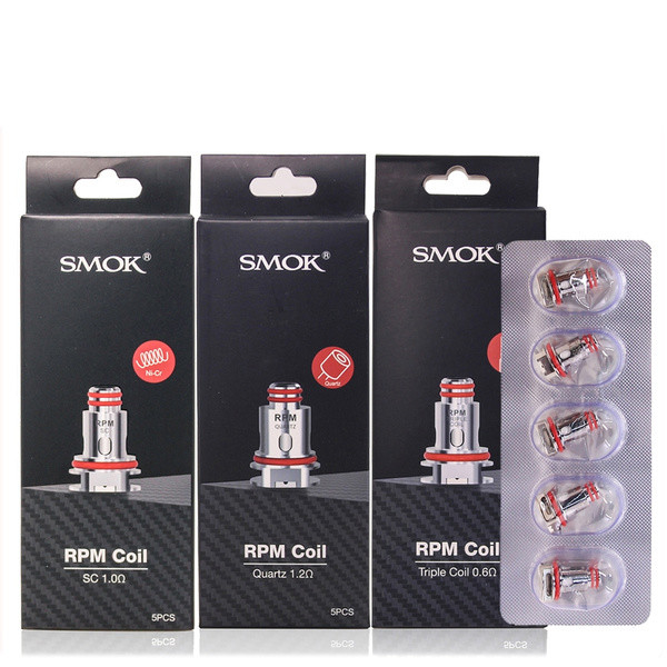 Rpm 0,4ohm Cewka Vape Smok 0,6ohm Potrójny 1,0 Ohm Sc 1,2ohm Wymiana cewki kwarcowej Vape Mesh
