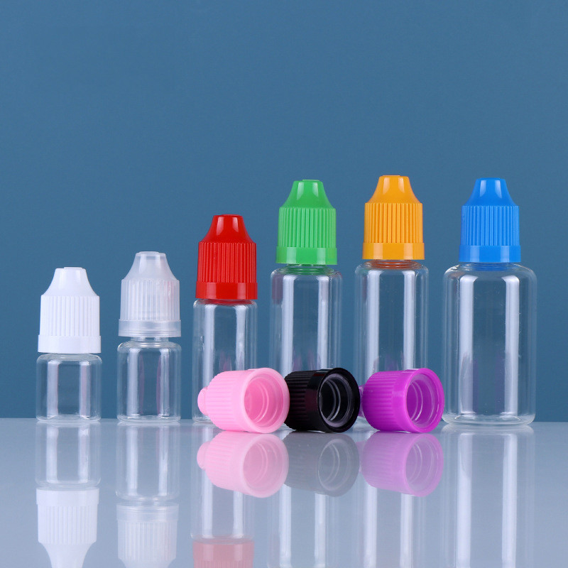 FCC Plastic PET V3 Pusta butelka na ejki Palenie E płynna przezroczysta butelka Kolorowa zakrętka
