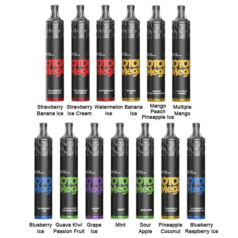 Wotofo Mega Jednorazowy zestaw Vapes Pod 1500 zaciągnięć 980ma 5ml E Płynny przewód 1,6ohm