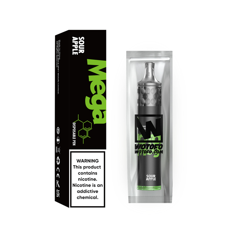 Wotofo Mega Jednorazowy zestaw Vapes Pod 1500 zaciągnięć 980ma 5ml E Płynny przewód 1,6ohm