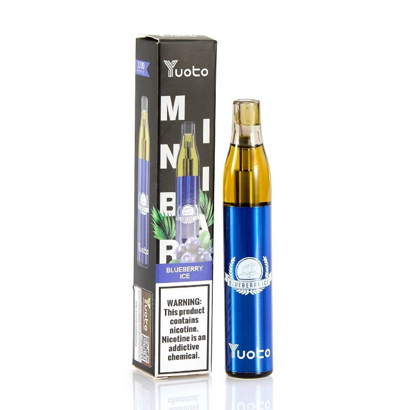 Mini Bar Jednorazowy zestaw Vape 1200 Puffs 650mah 4ml Urządzenie do smaków owocowych