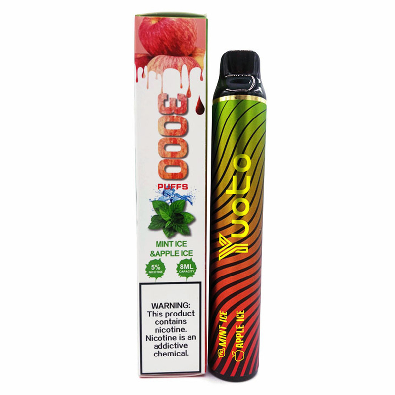 Jednorazowe aromatyzowane kapsułki Vapes 3000 Puffs 1650mah 8ml Dual Flavor Yuoto Switch