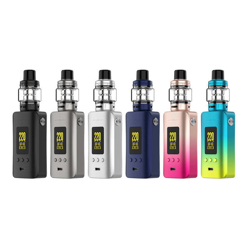 8ml Turbo Airflow System Box Mod Kits Podwójna bateria 18650 44x29x138.5mm