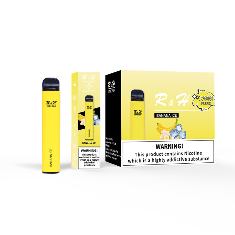 Jednorazowe Vapes Pod Vapes Max Pro 8ml 950mah 2500 Puffs 1.3ohm Zestaw jednorazowy cewki siatki