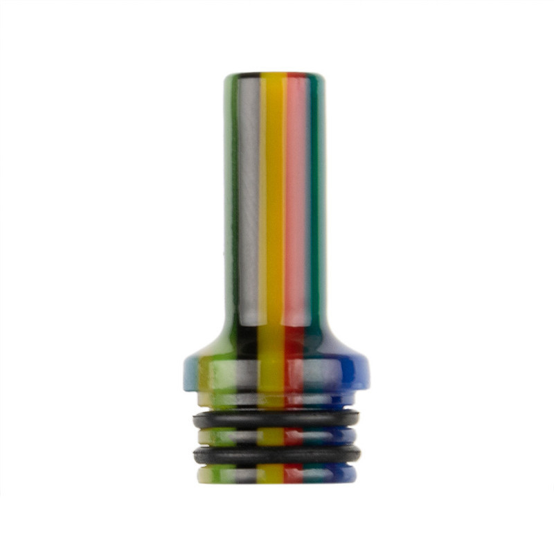 AS285 Żywica Rainbow 510 MTL Niestandardowe końcówki kroplówki Vape do wkładów z atomizerem do pióra Vape