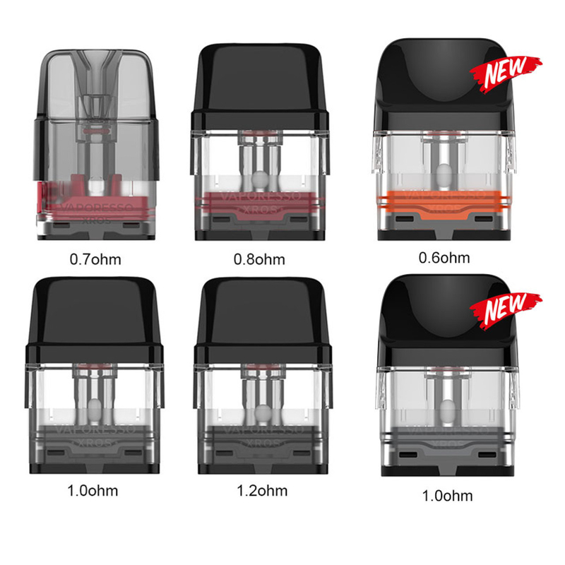 Vaporesso Xros Cartridge Pods 2 ml 4 szt. Standardowa wersja TPD Kompatybilny zestaw kapsułek serii Xros