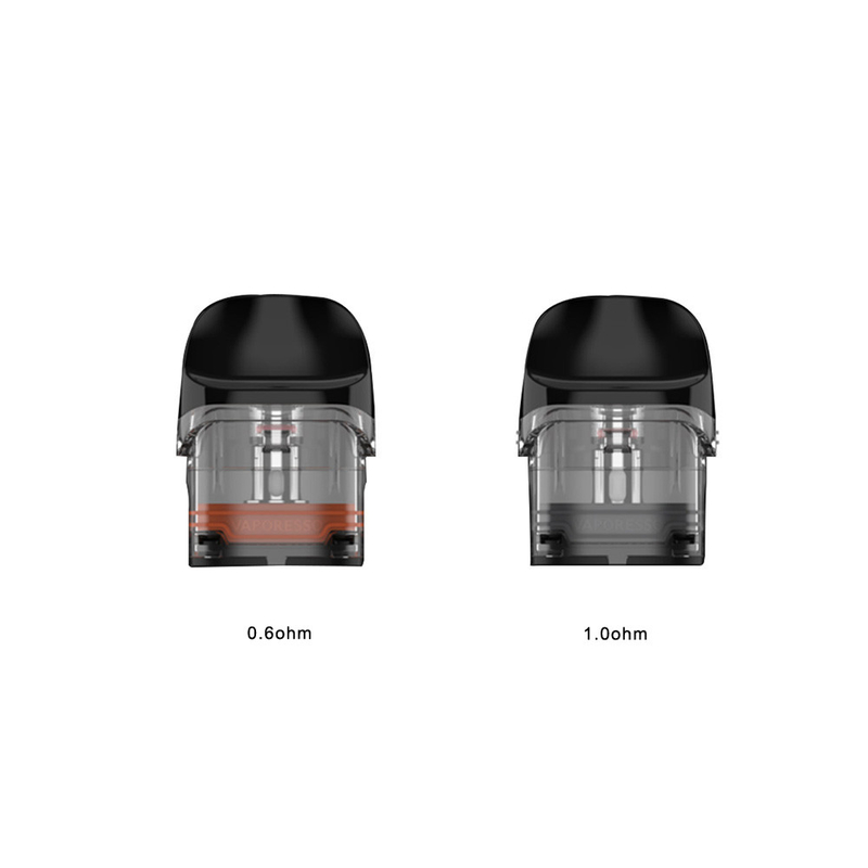 Puste wkłady Vaporesso Luxe QS 2ml 0.6ohm 1.0ohm 4 szt. Do zestawu Luxe QS / zestawu Luxe Q