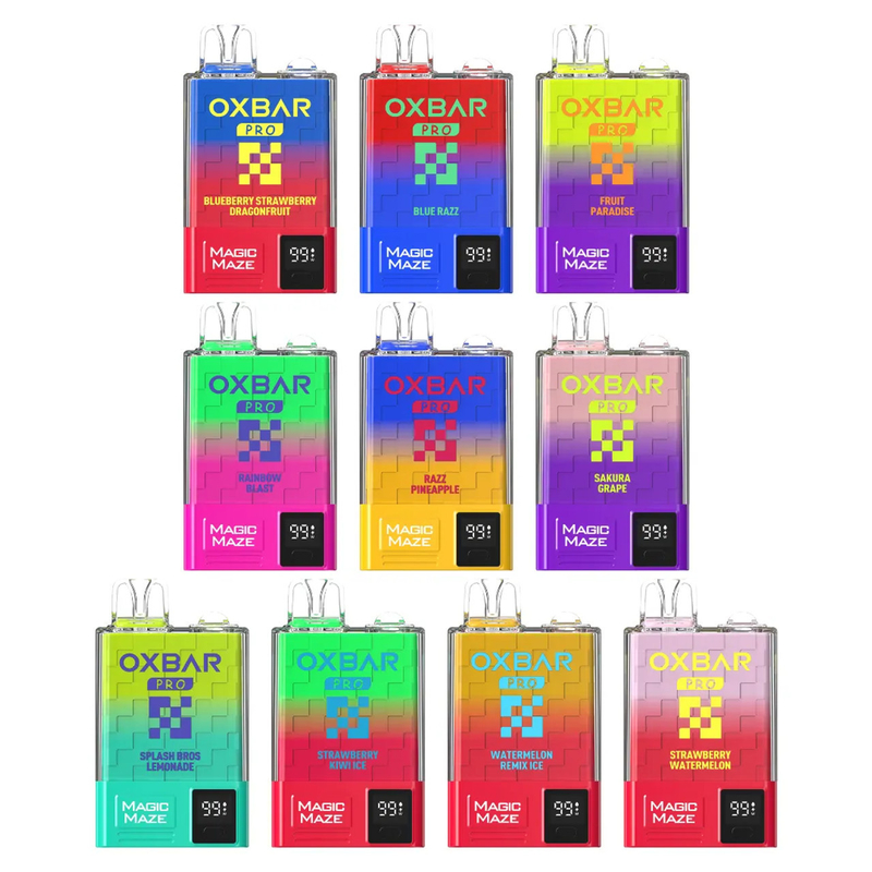 Oxbar Magic Maze Pro 10k jednorazowy vaporizer 10000 puffs 900mah 18ml płyn 5% jednorazowy vapes kit