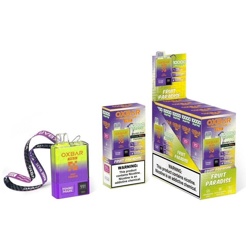 Oxbar Magic Maze Pro 10k jednorazowy vaporizer 10000 puffs 900mah 18ml płyn 5% jednorazowy vapes kit