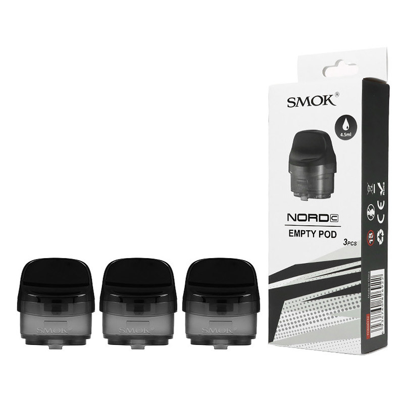 SMOK Nord C Kartridż na puste pudełko 4,5 ml 3 sztuk/ opakowanie