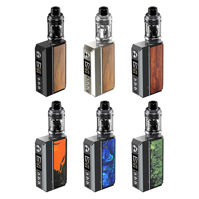 Voopoo Drag 4 Kit 177w 4ml 5.5ml dla wszystkich cewek Pnp Uforce-L Tank Dual 18650 Battery Box Kits