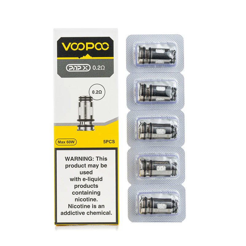 Voopoo PnP X Wymienna cewka 5 sztuk / opakowanie do Argus Pro 2 Kit / Drag 5 Kit / Uforce-X Tank / Doric 60 Pro