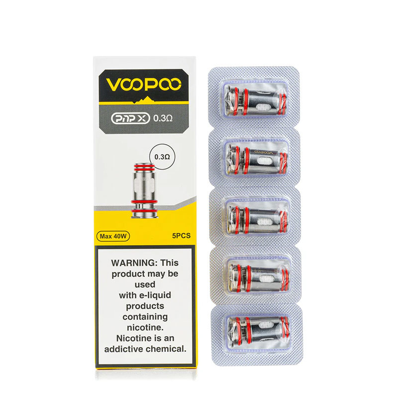 Voopoo PnP X Wymienna cewka 5 sztuk / opakowanie do Argus Pro 2 Kit / Drag 5 Kit / Uforce-X Tank / Doric 60 Pro