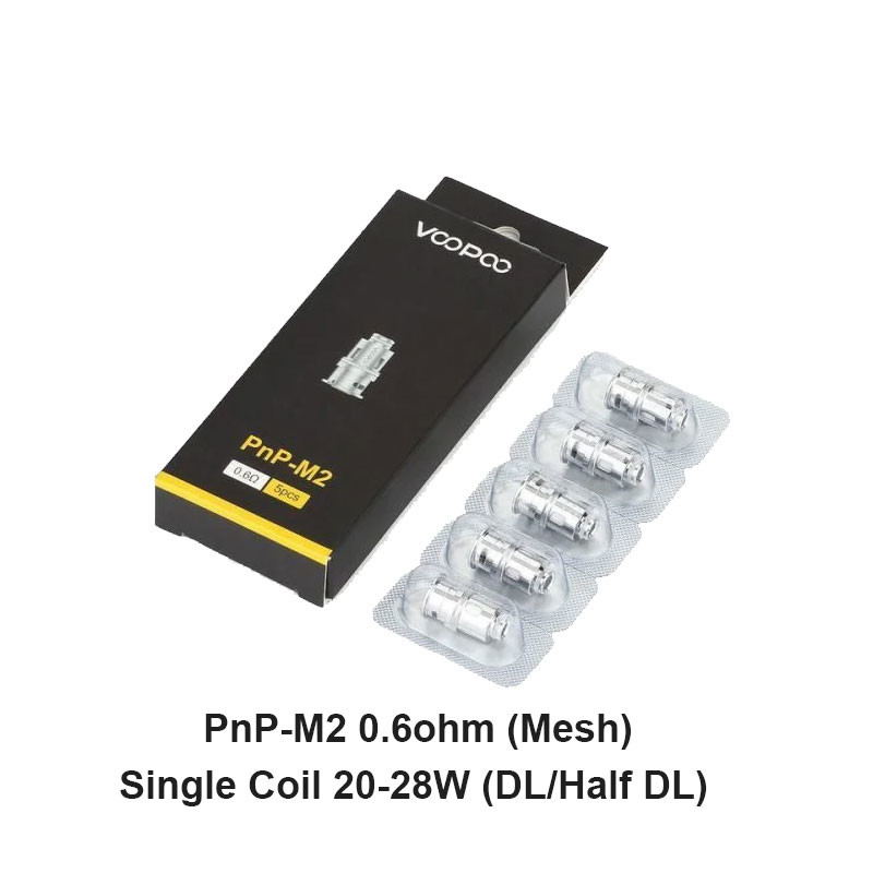 Voopoo PnP Replacement Coils 5 sztuk/pakiet dla Drag Baby/Mini/2/S/X,VINCI Series Kit,Argus Pro,PnP 20/22,V.SUIT